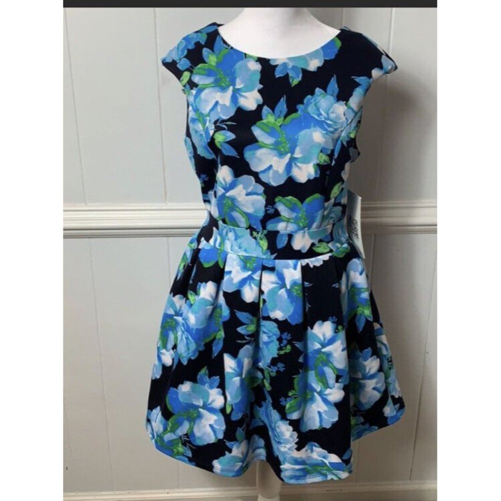 Emerald Sundae XL Juniors Fit And Flair Spring Summer Dress NWT New